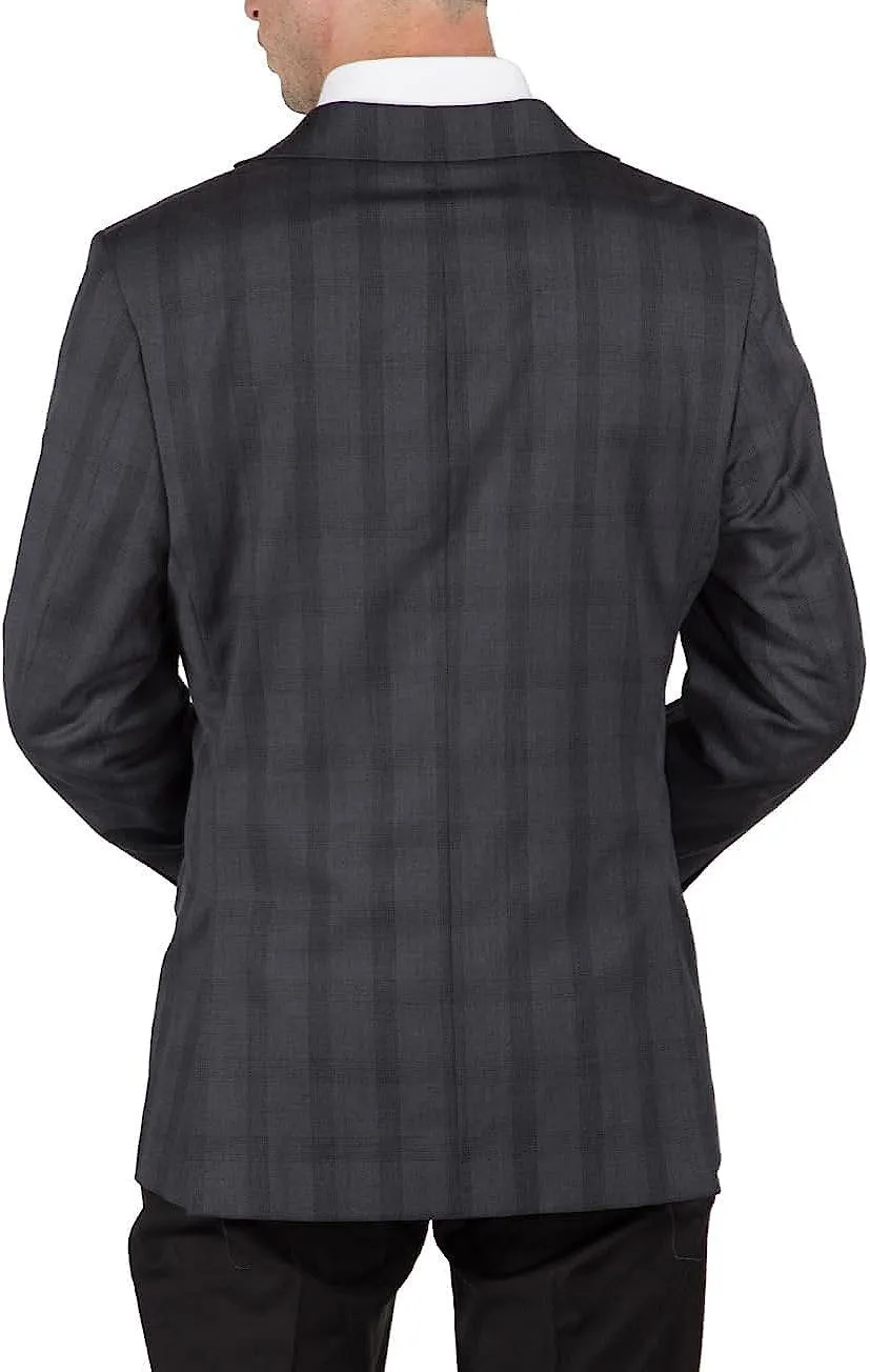 Adam Baker Men's Single Breasted Classic Fit 100% Luxury Lamb's Wool Blazer/Sport Coat - CLEARANCE - FINAL SALE