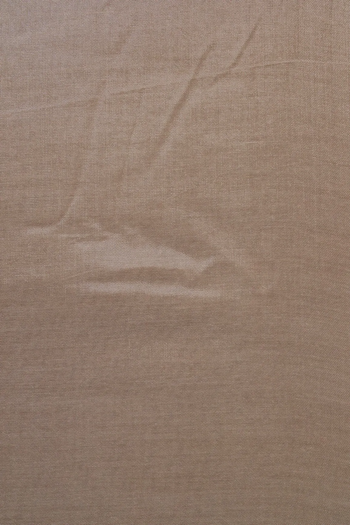 Beige Dyed Muslin Fabric