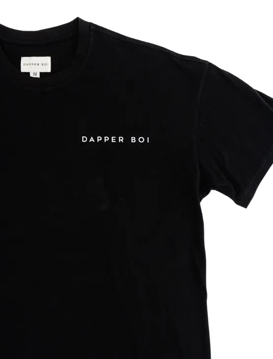 Black DB Drop Shoulder Tee