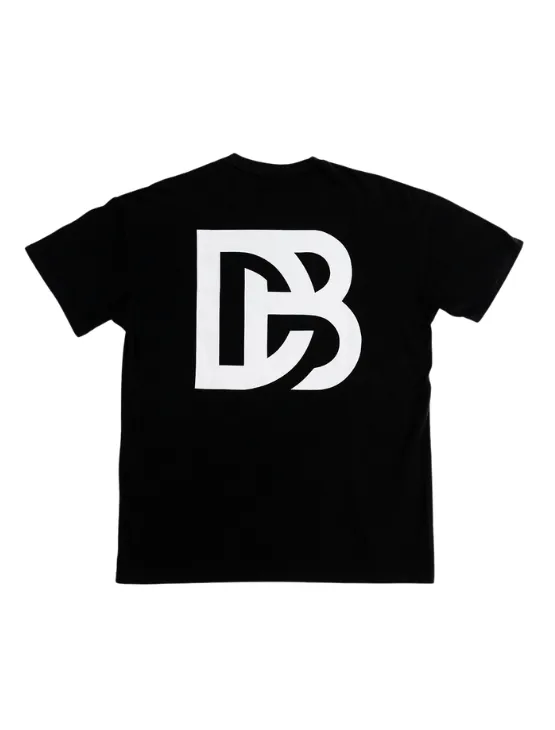 Black DB Drop Shoulder Tee