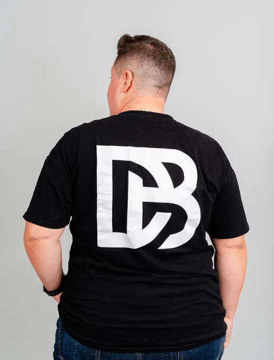 Black DB Drop Shoulder Tee