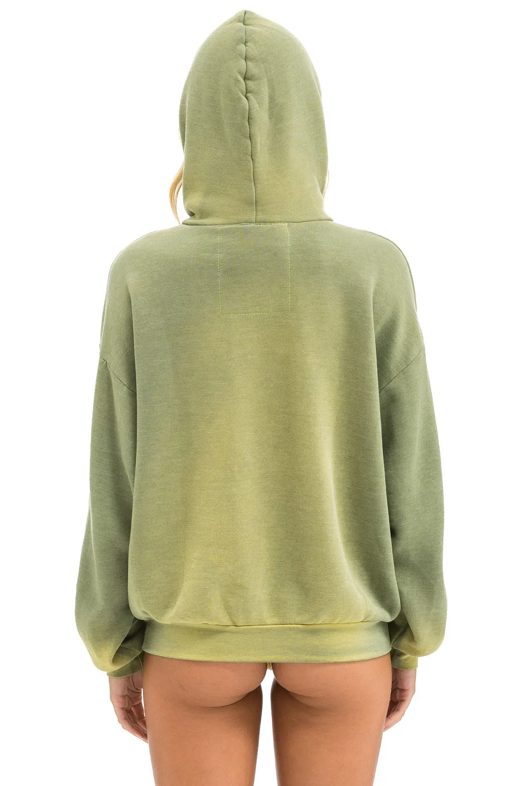 BOLT STITCH 2  RELAXED PULLOVER HOODIE - FADED ARMY