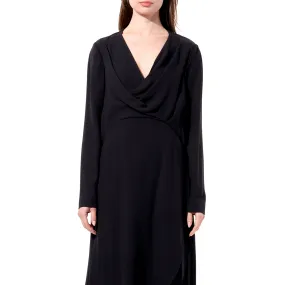 Breezy Long Sleeve Gown in Black