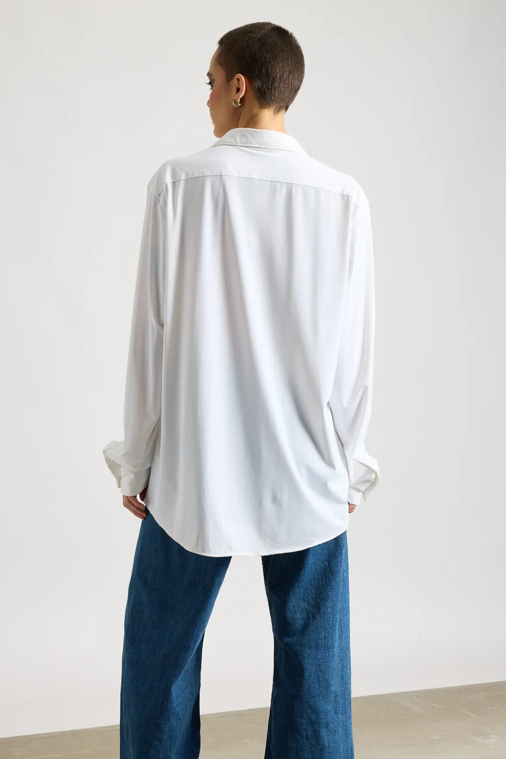 Breezy Relaxed Classic White Shirt