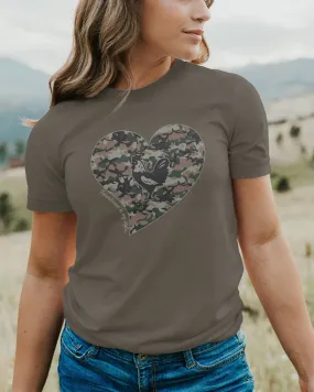 Camo Chic Rooster Tee T-Shirt