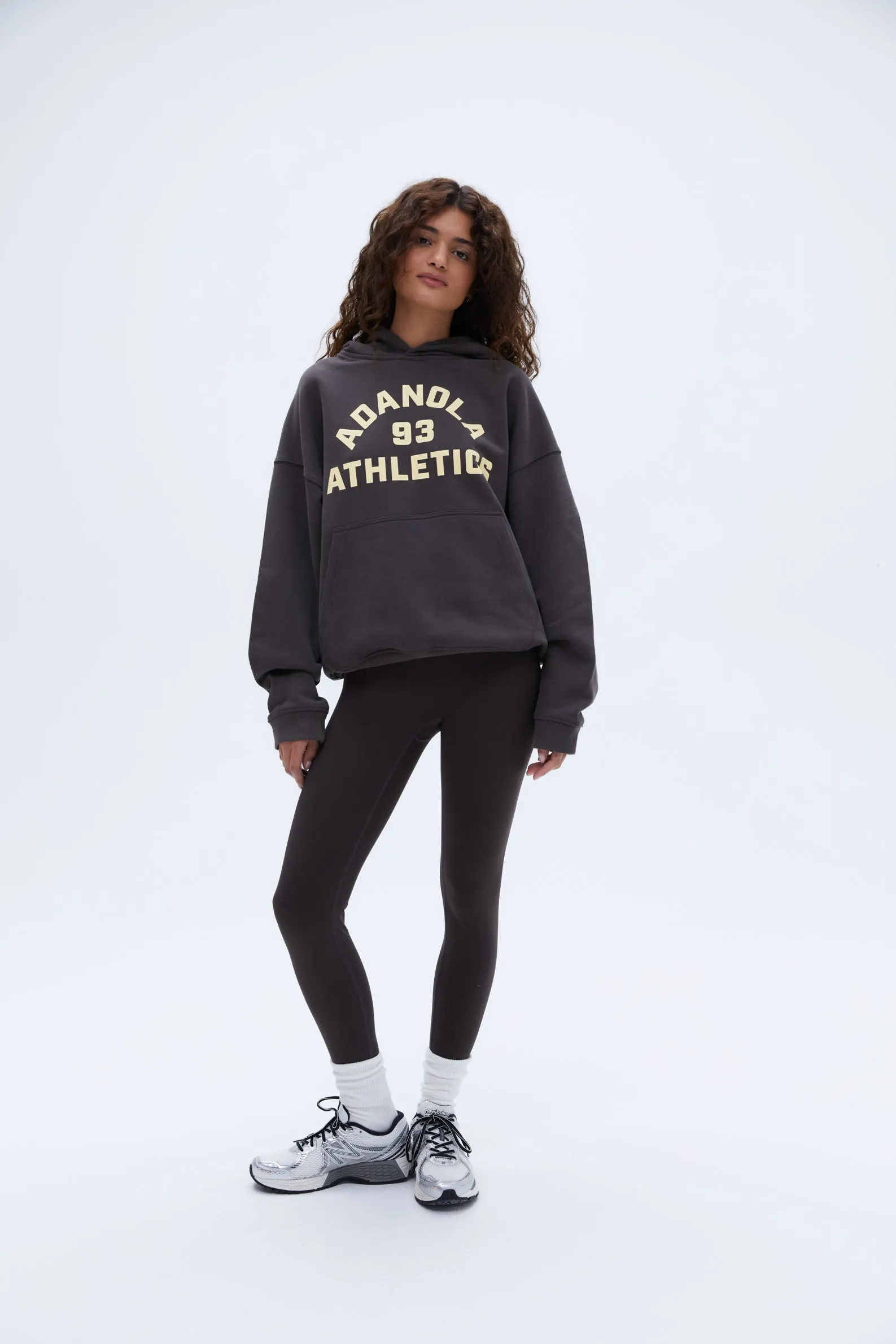 Campus Relaxed Hoodie - Coffee Bean