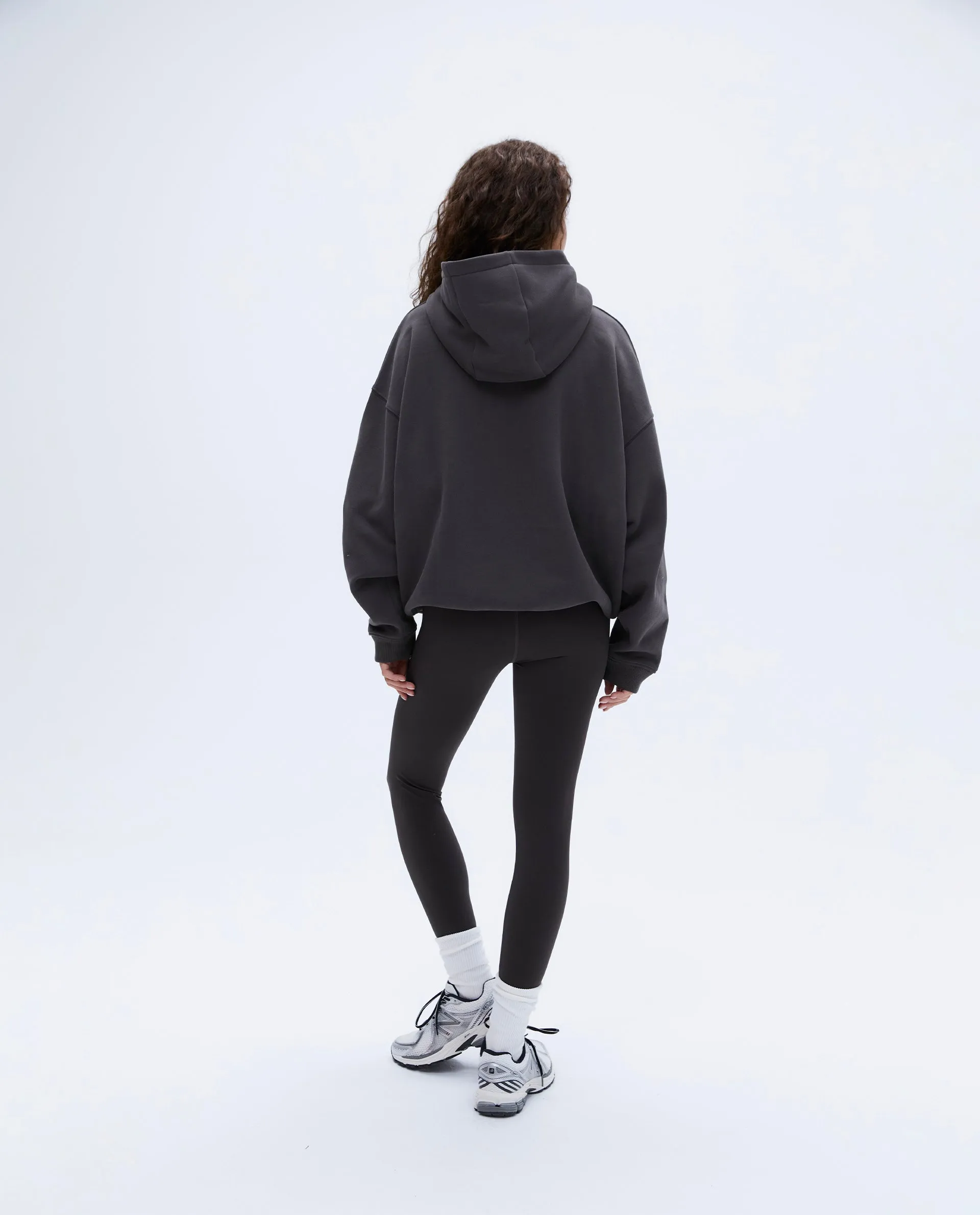 Campus Relaxed Hoodie - Coffee Bean