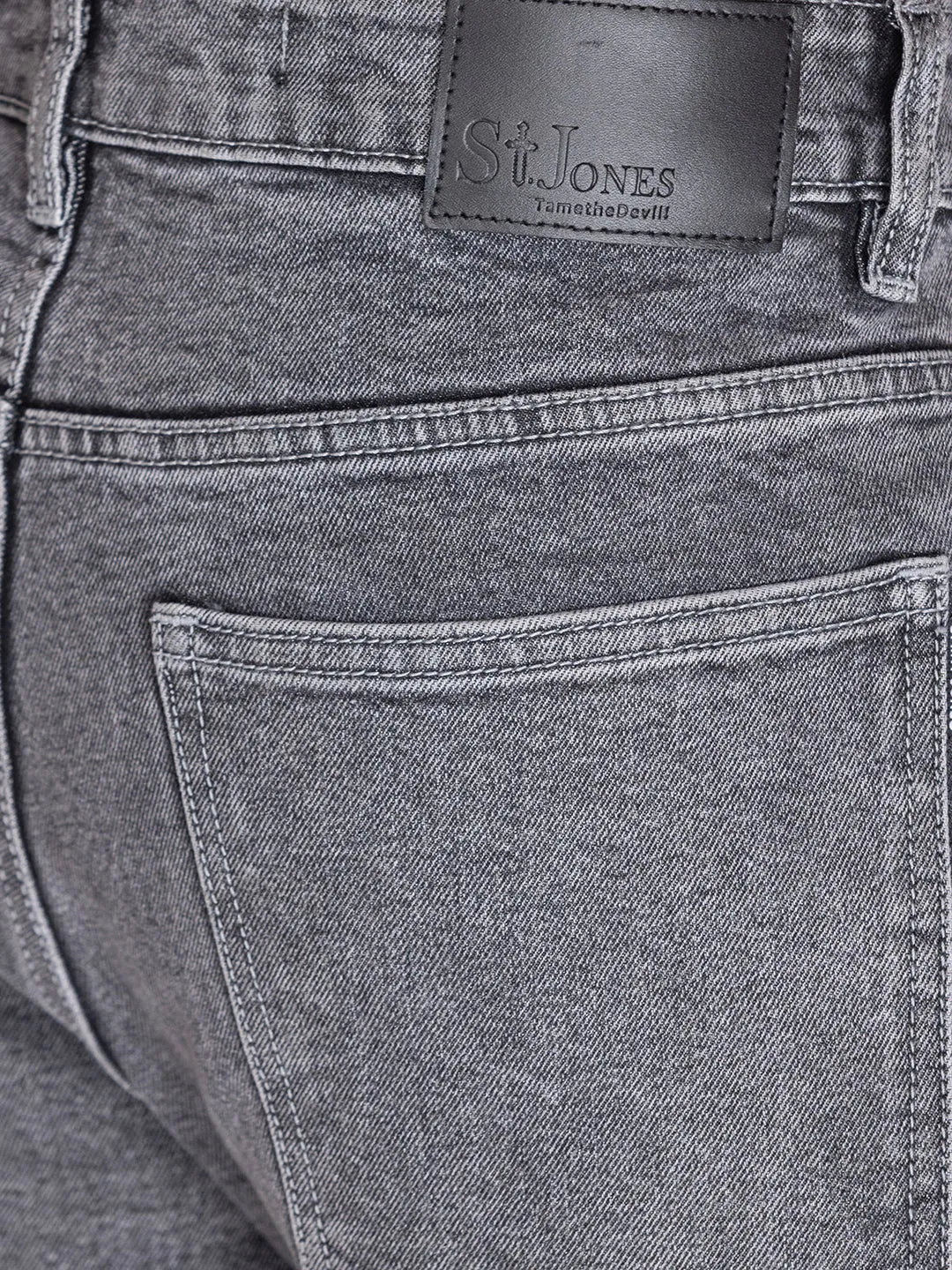 CARGO DENIMS-CHARCOAL GREY