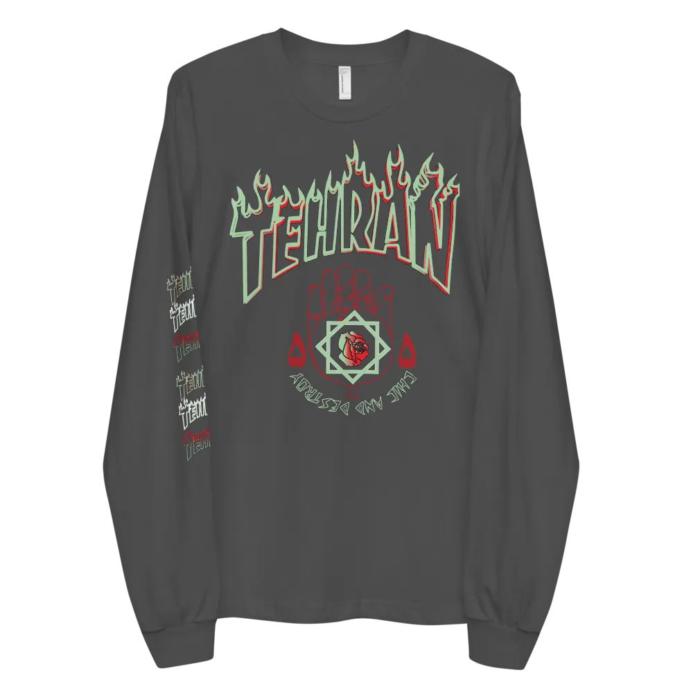 CHIC AND DESTROY/TEHRAN THRASH ROSE Long sleeve t-shirt