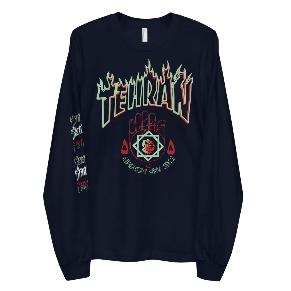 CHIC AND DESTROY/TEHRAN THRASH ROSE Long sleeve t-shirt