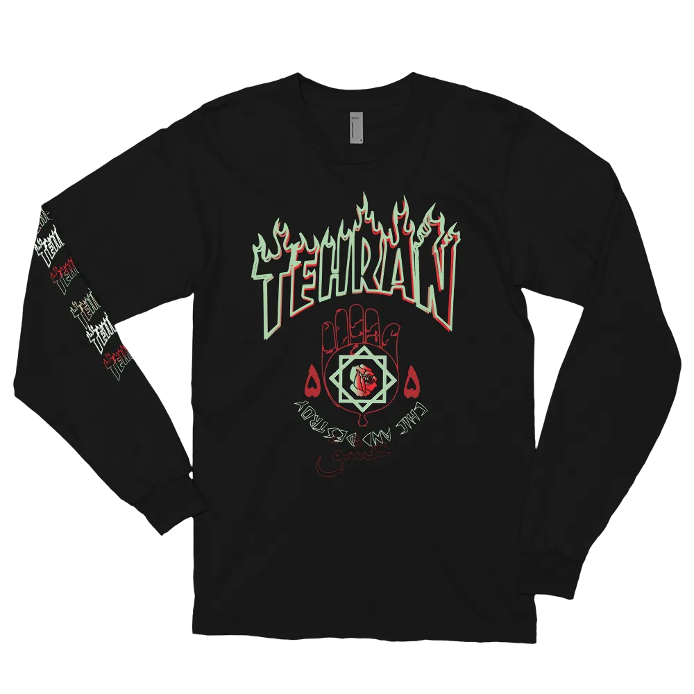 CHIC AND DESTROY/TEHRAN THRASH ROSE Long sleeve t-shirt