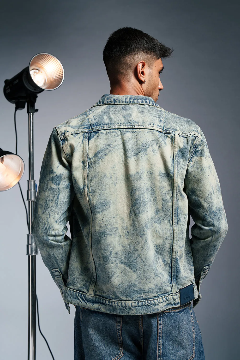 Cloud Drift Men's Denim Trucker Jacket