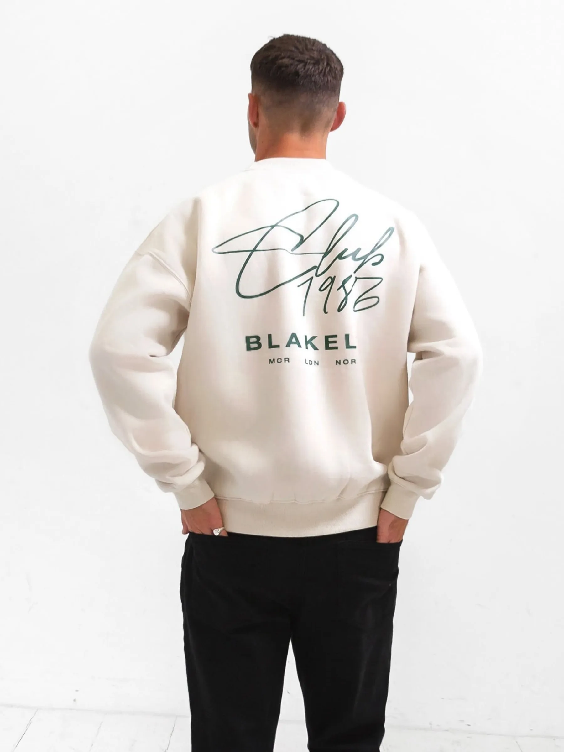 Club Relaxed Jumper - Chalk