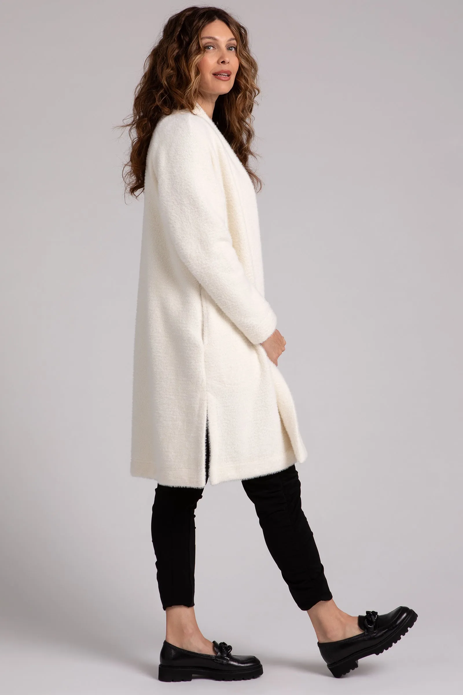 Cozy Everyday Cardigan Long | Ivory