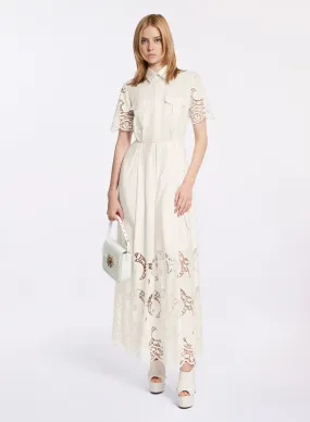 Cutwork Embroidered Cotton Dress