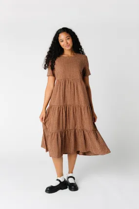 Dawn Gingham Tiered Dress