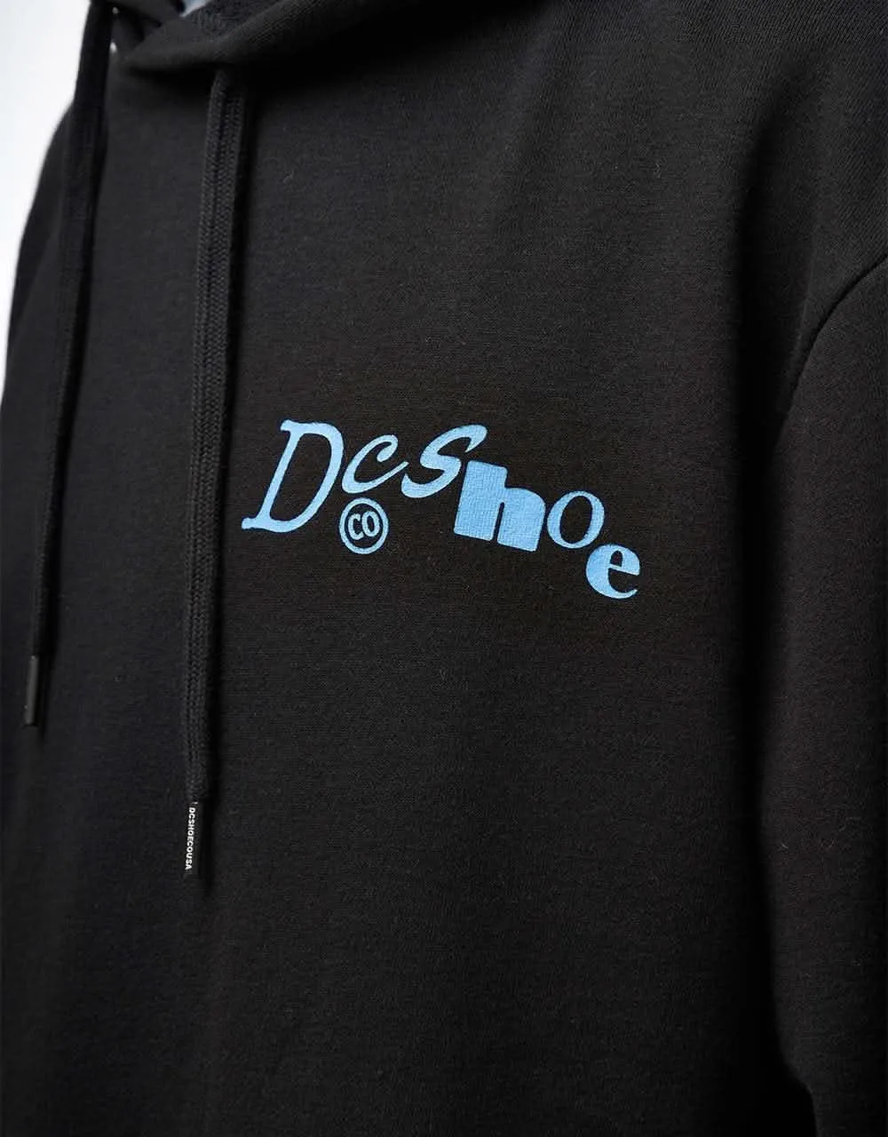 DC Transfer Pullover Hoodie - Black