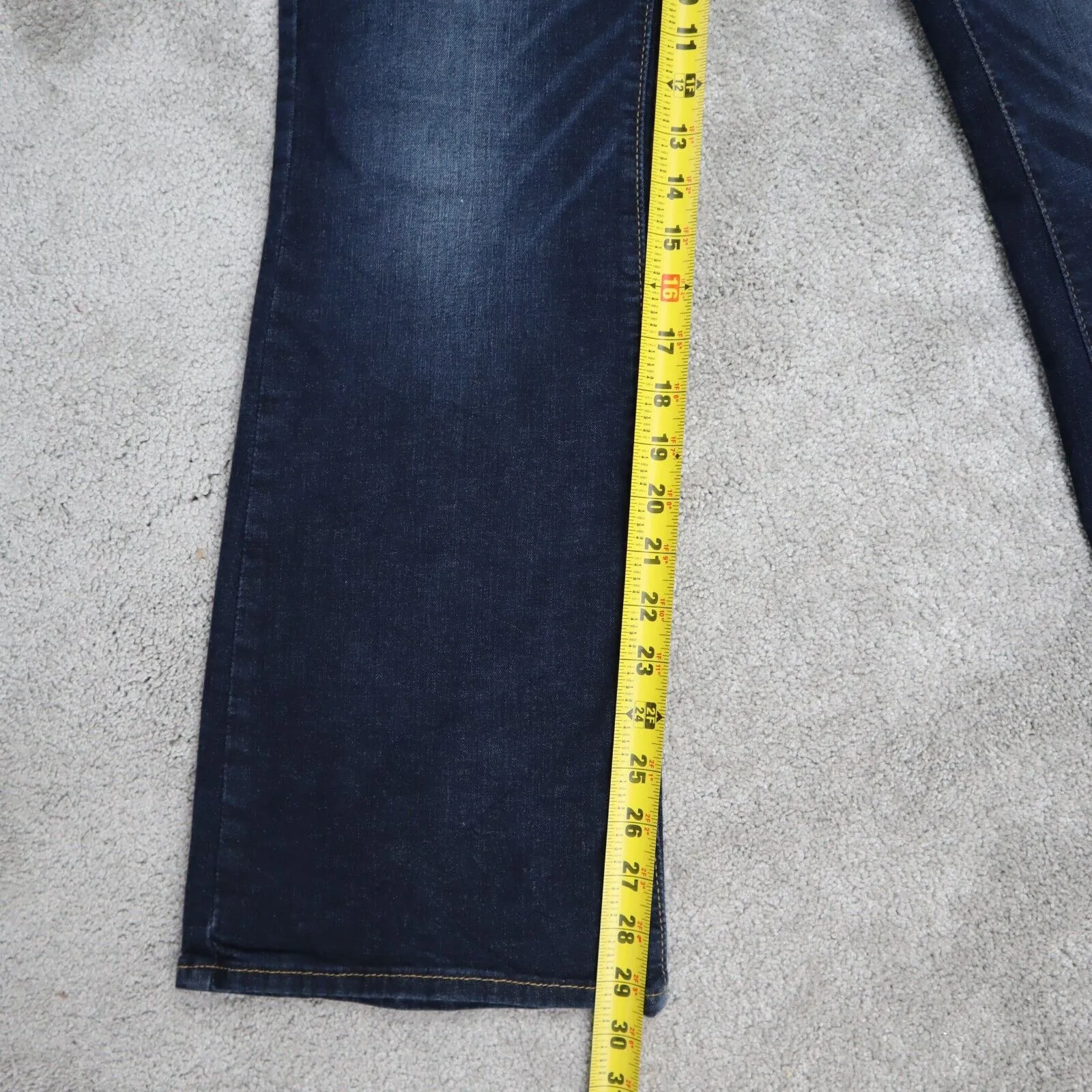 Denizen From Levis Women Modern Boot Cut Jeans Denim Mid Rise Blue Size W30XL30