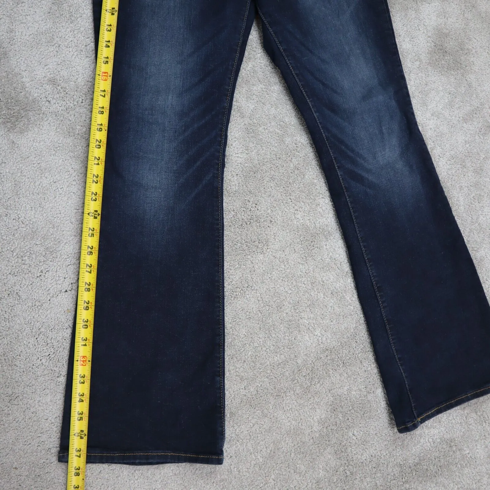 Denizen From Levis Women Modern Boot Cut Jeans Denim Mid Rise Blue Size W30XL30