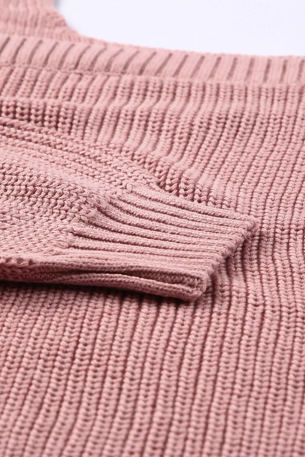 Dew Shoulder Knitted Sweater