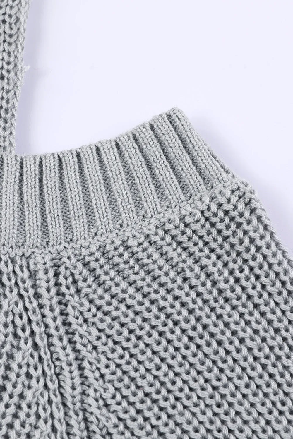 Dew Shoulder Knitted Sweater