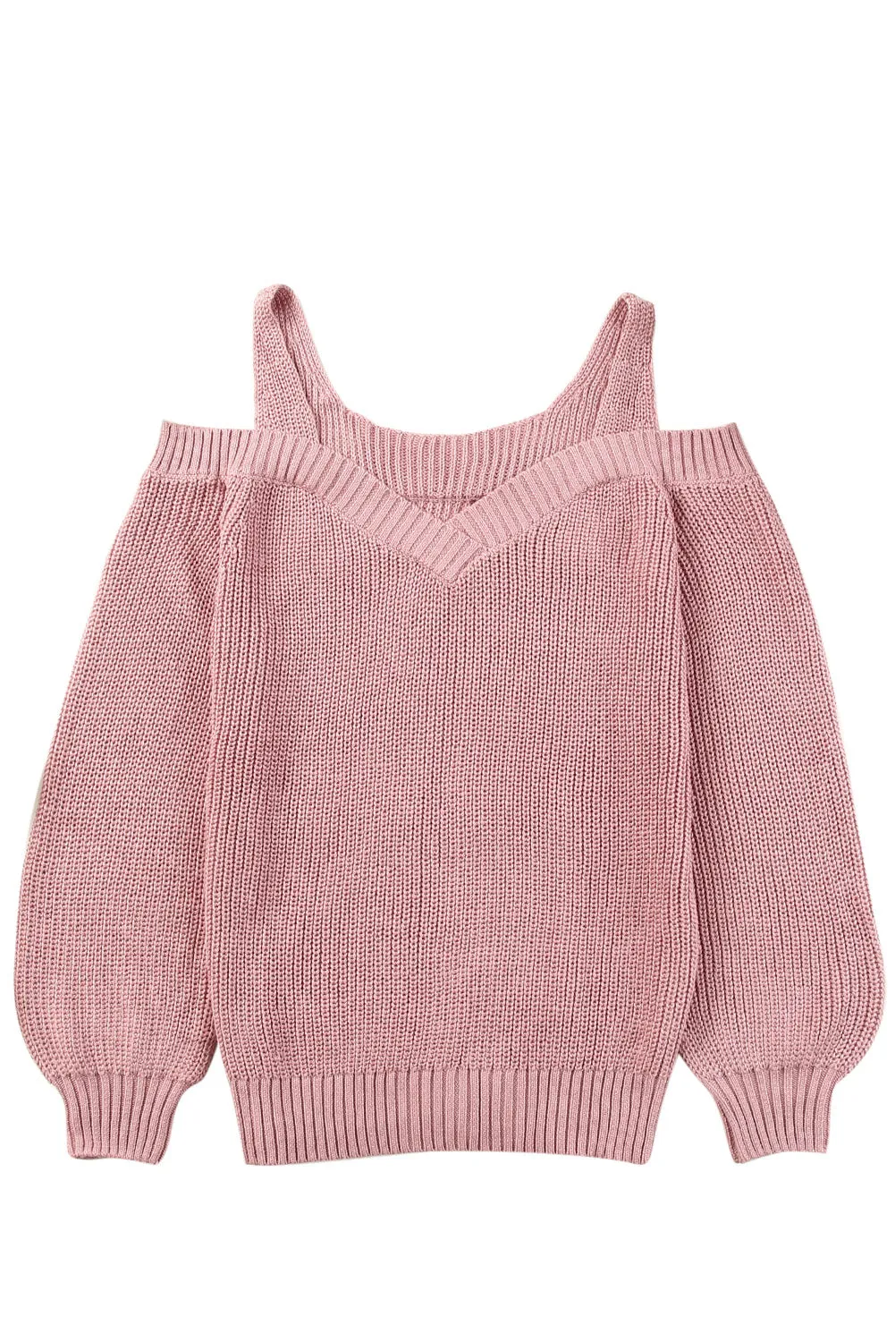 Dew Shoulder Knitted Sweater