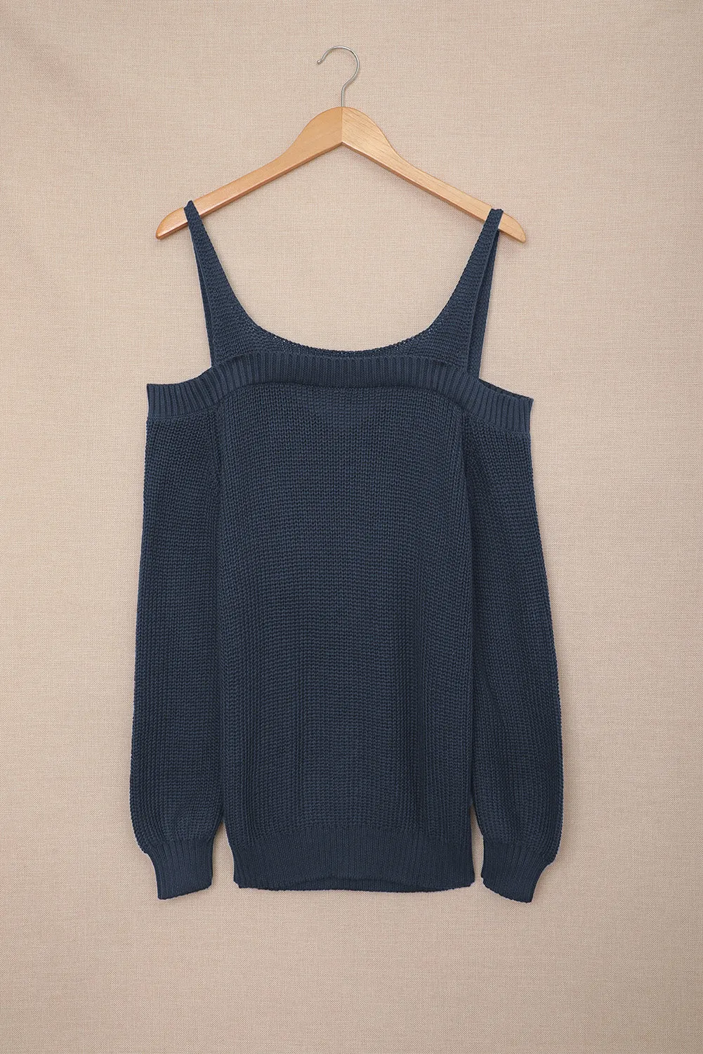 Dew Shoulder Knitted Sweater