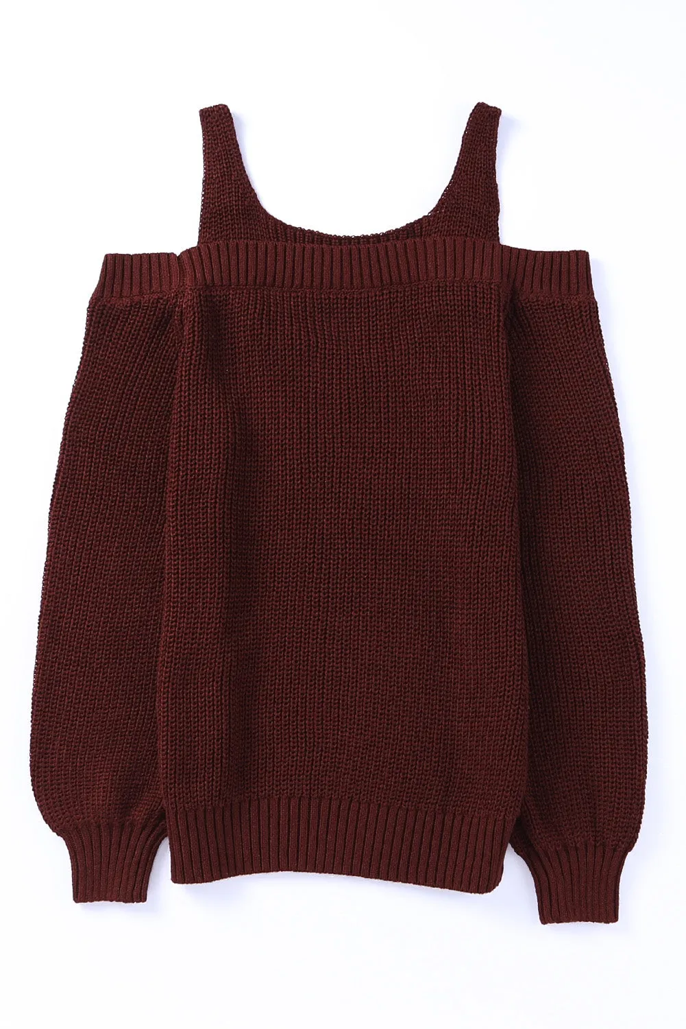 Dew Shoulder Knitted Sweater