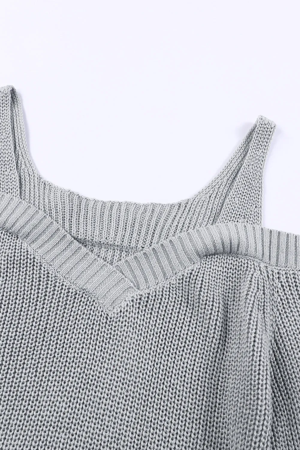 Dew Shoulder Knitted Sweater