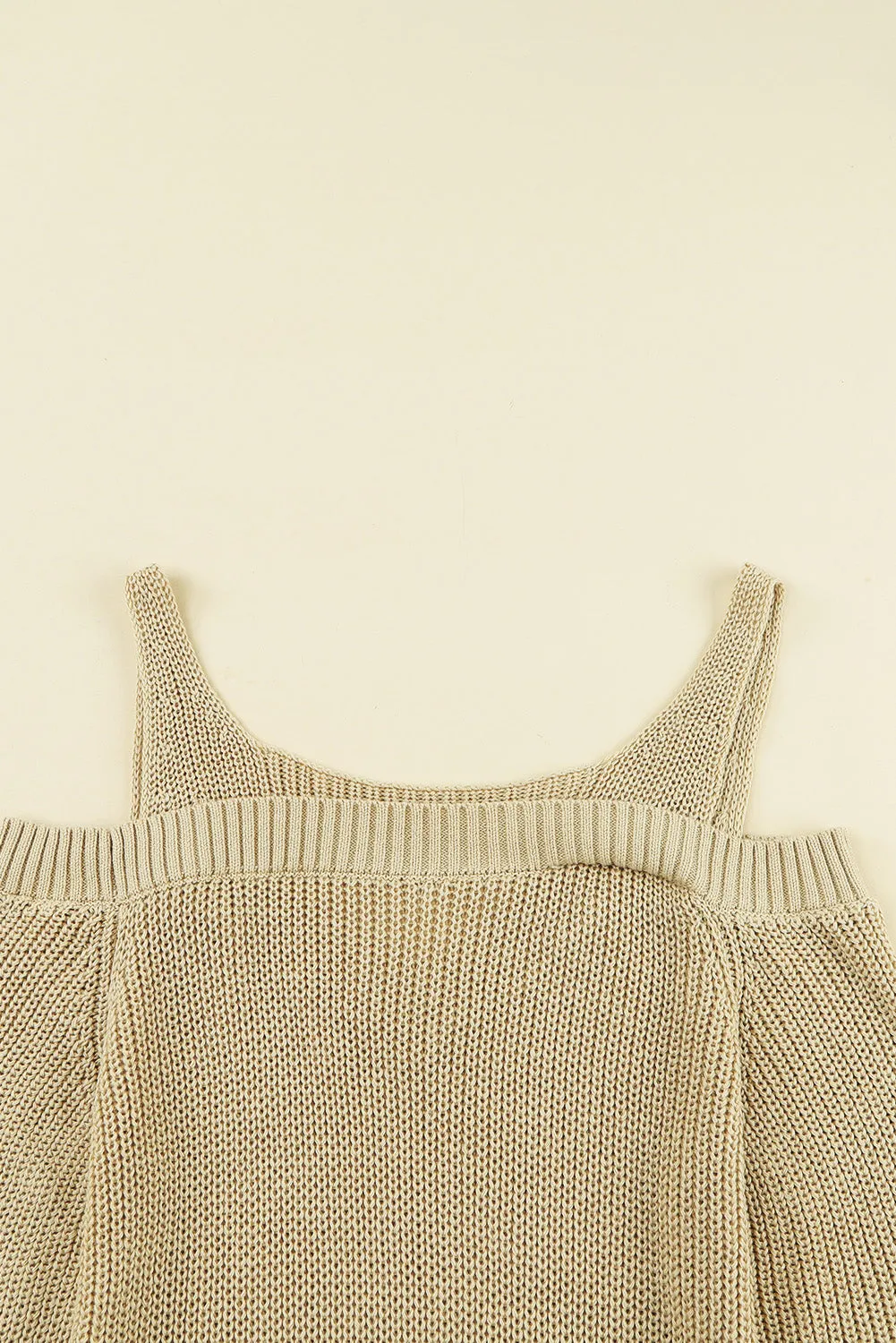 Dew Shoulder Knitted Sweater