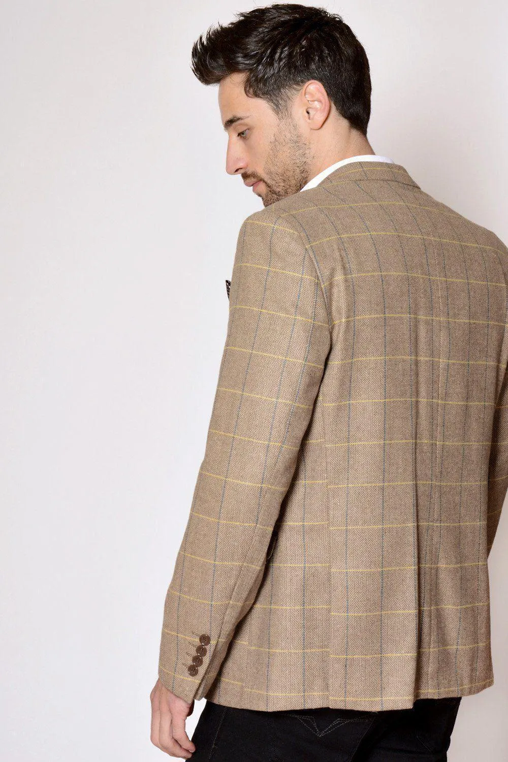 DX7 - Oak Tweed Check Blazer