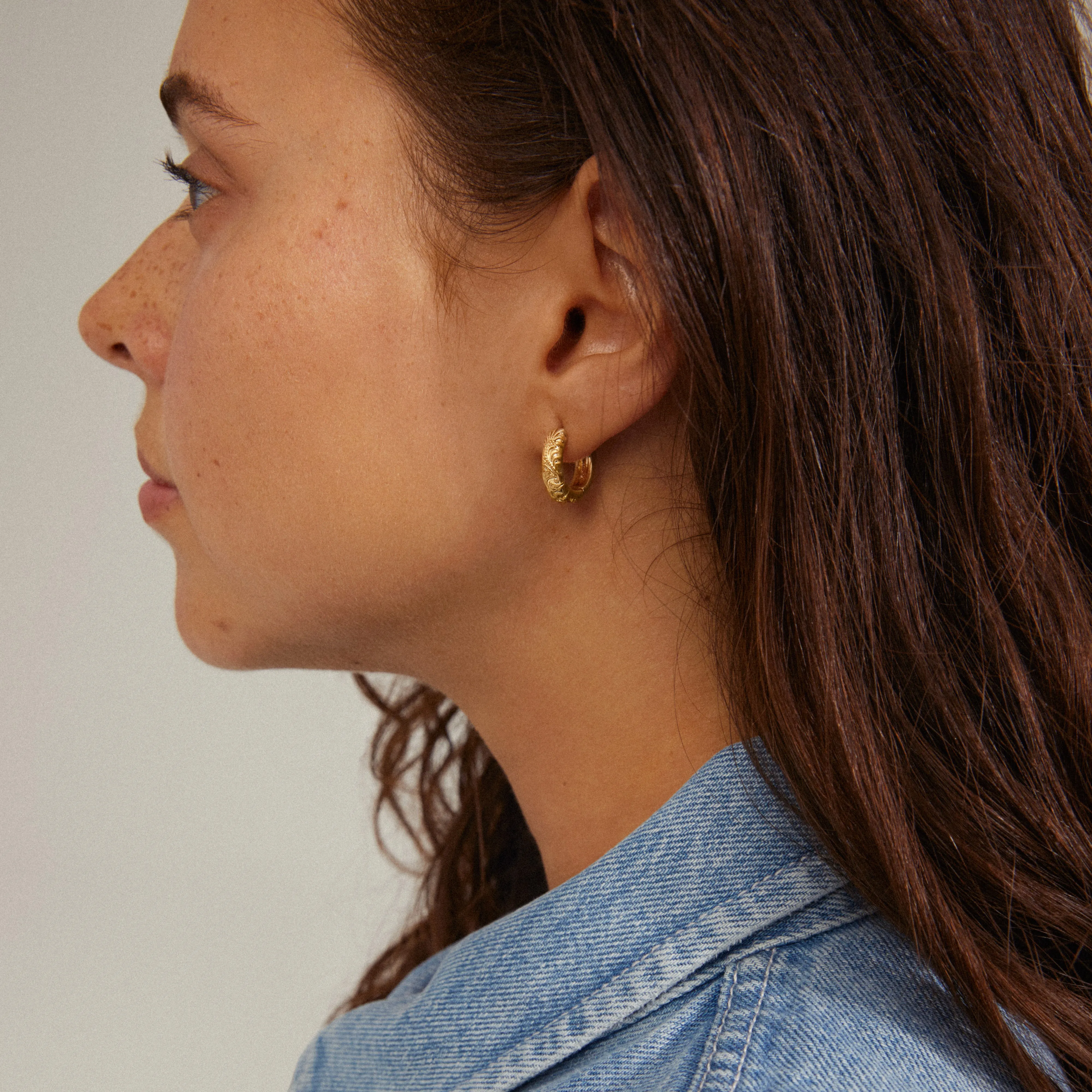 ELFRIDA hoop earrings gold-plated