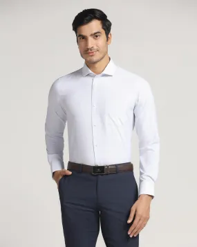 Formal Blue Textured Shirt - Daze