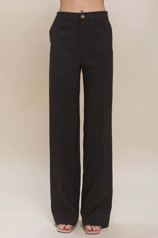 Formal Straight Leg Pants