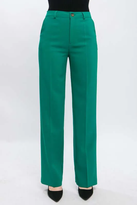 Formal Straight Leg Pants