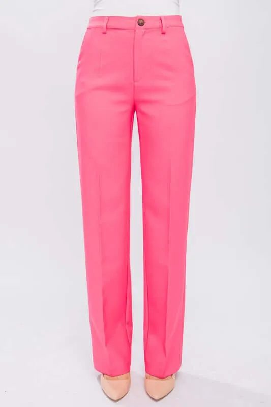 Formal Straight Leg Pants