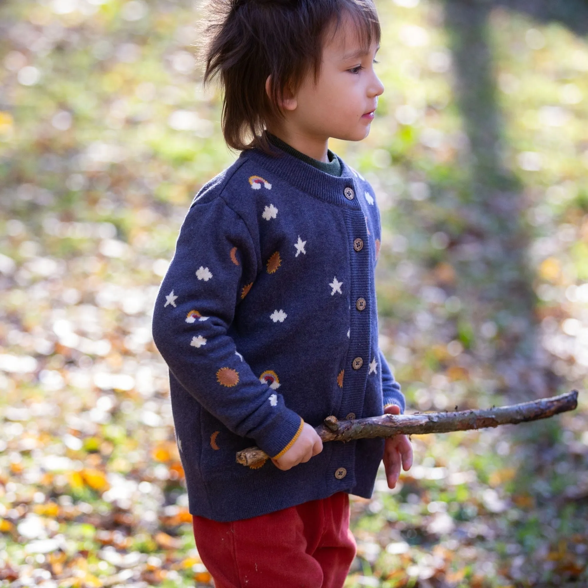 From One To Another Around The Sun Knitted Cardigan