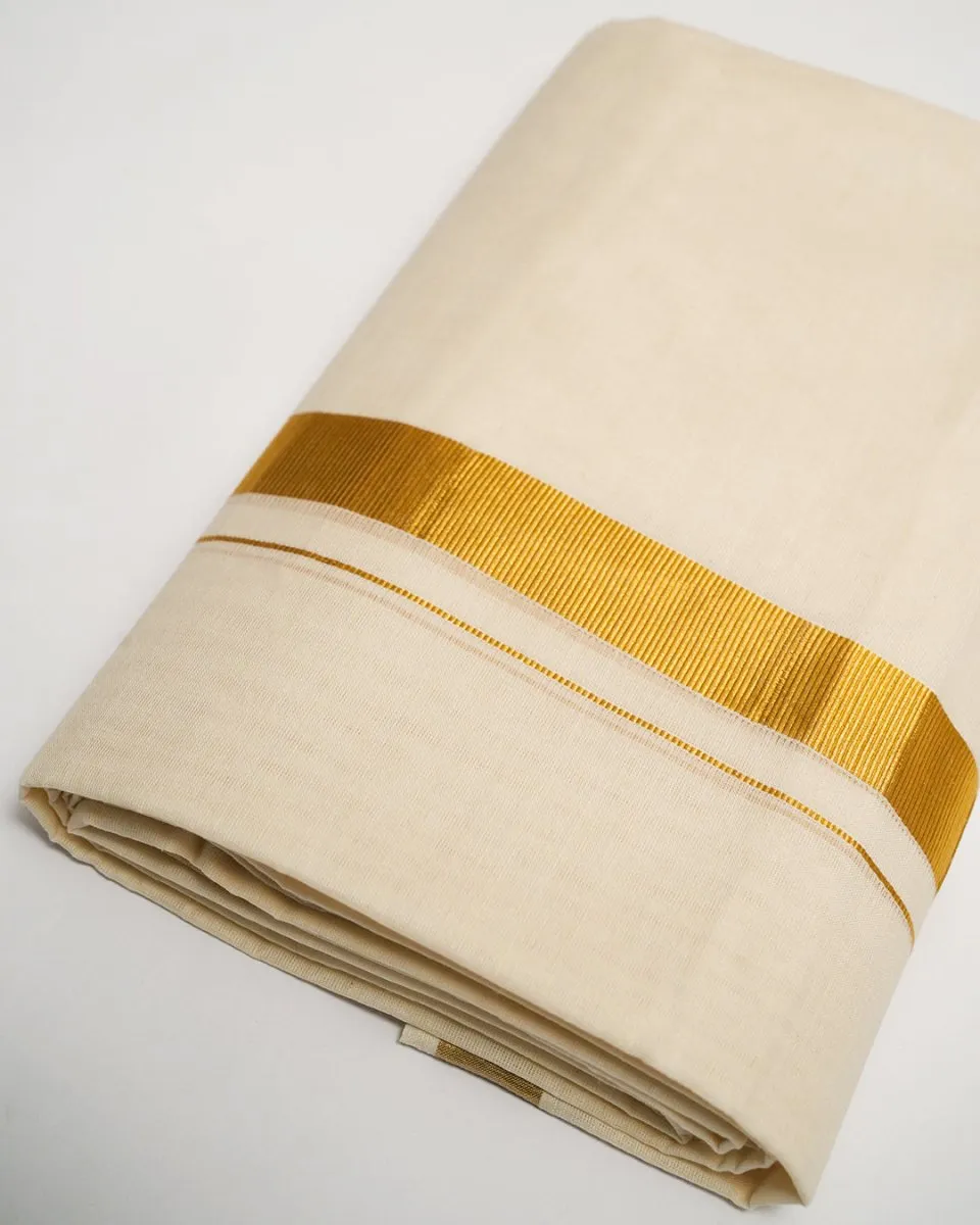 Gold Kasavu Double Dhothi