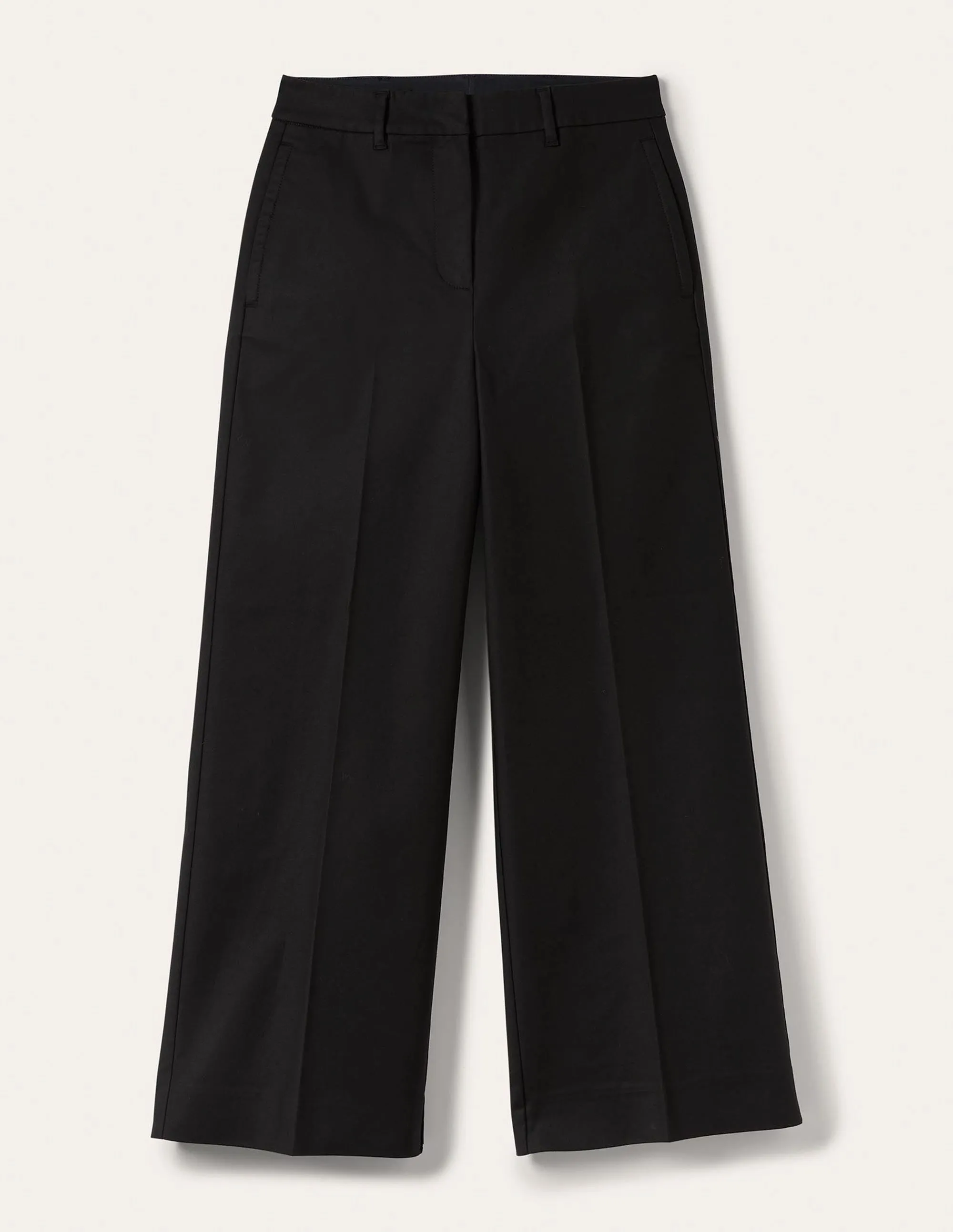 High Waisted Richmond Trousers-Black