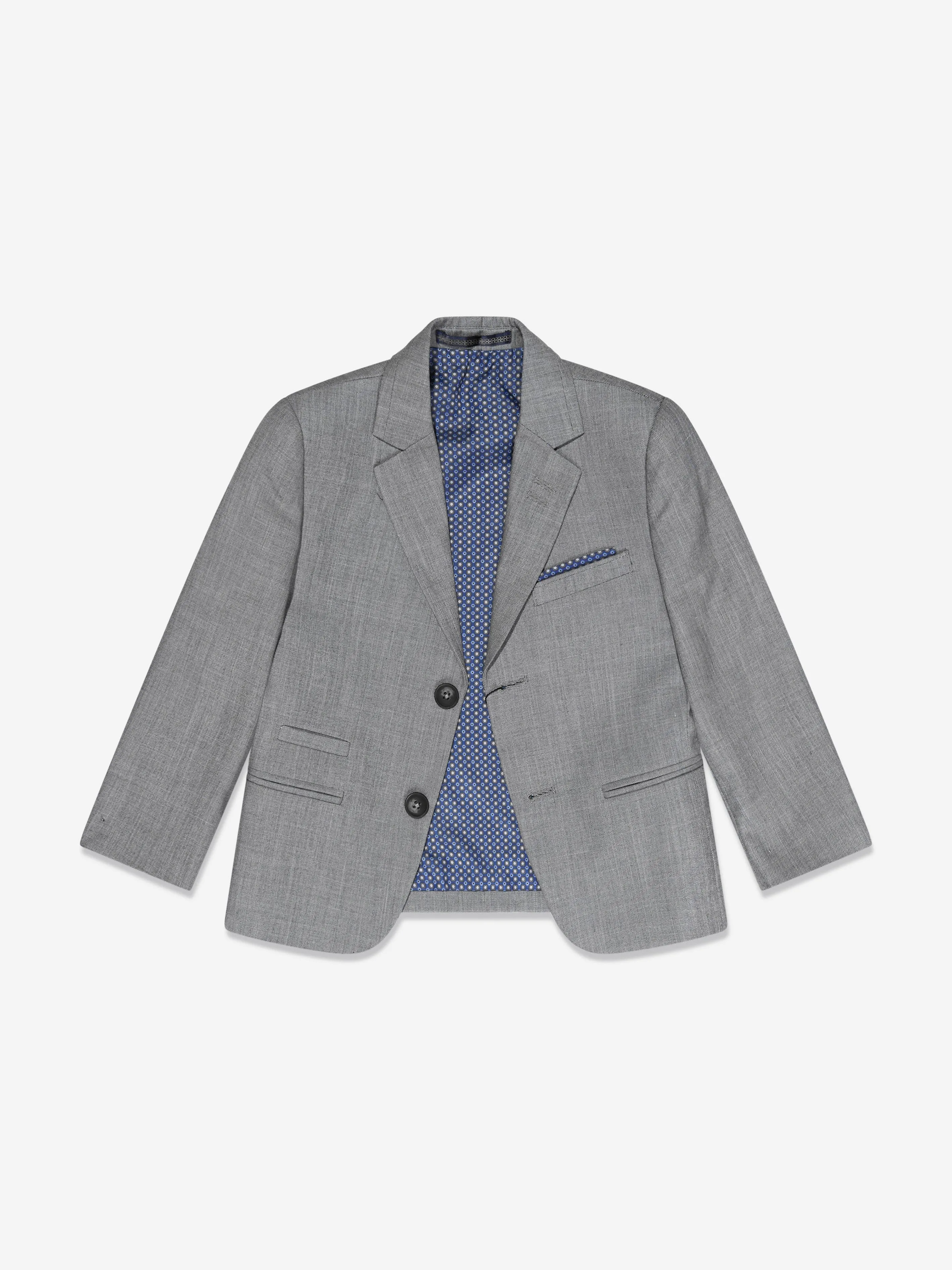 House Of Cavani Boys Reegan 3 Piece Suit in Grey