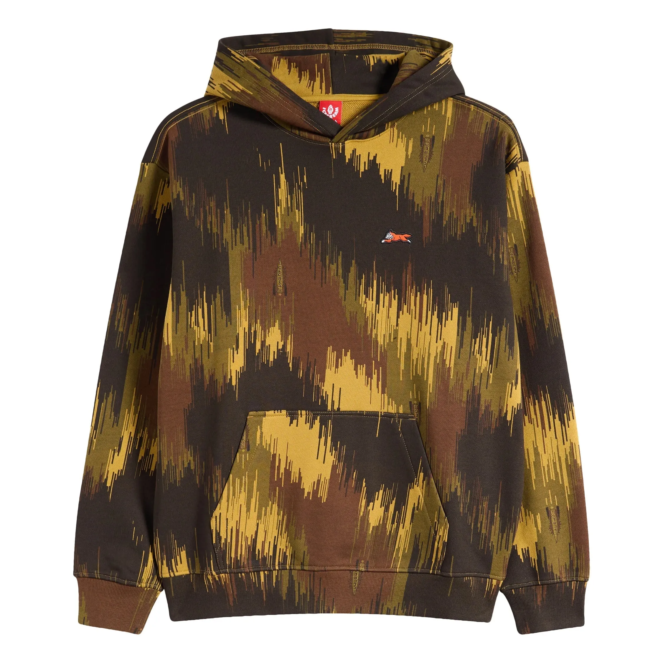 ICECREAM Drip Camo Pullover Hoodie