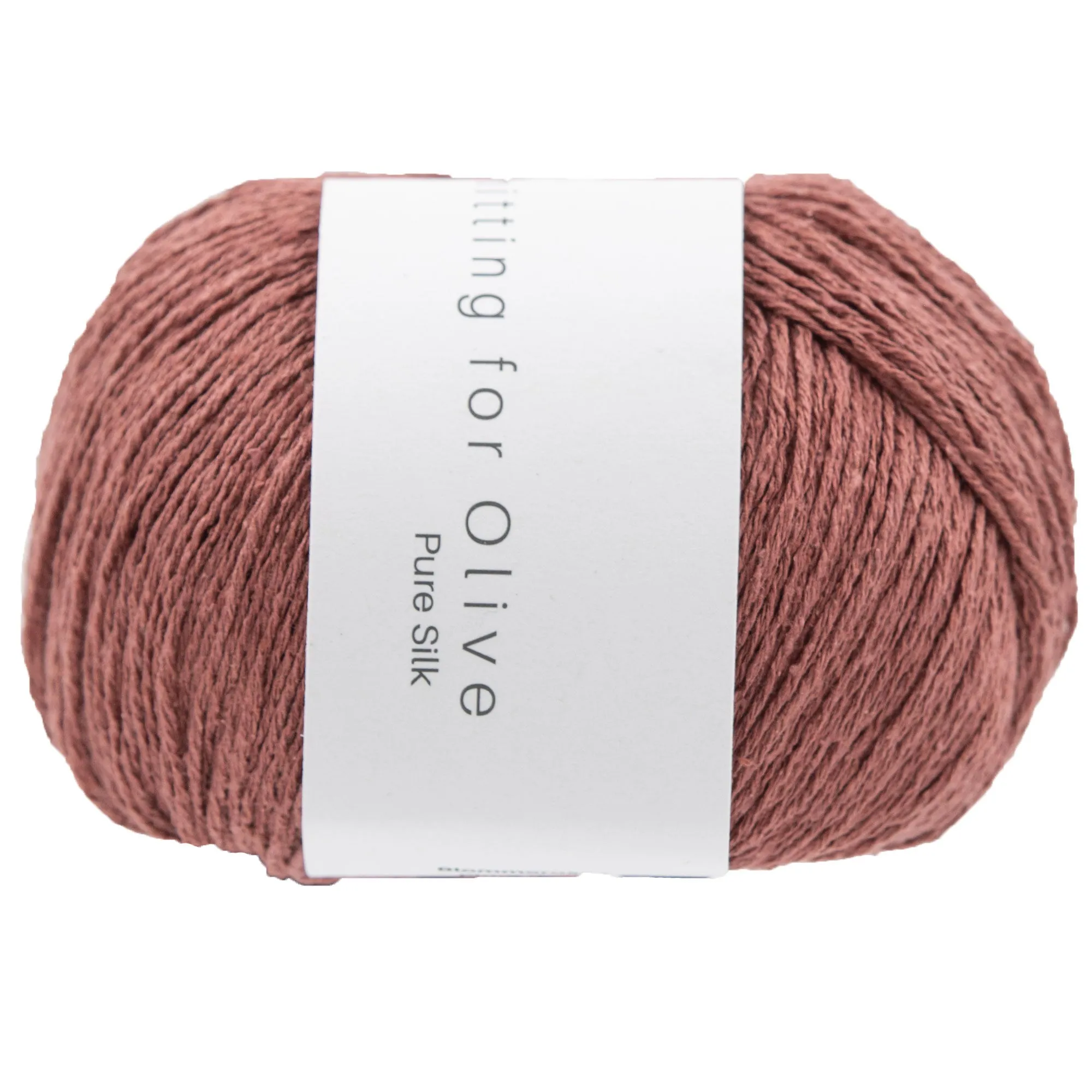 Knitting for Olive Pure Silk Yarn - Plum Rose