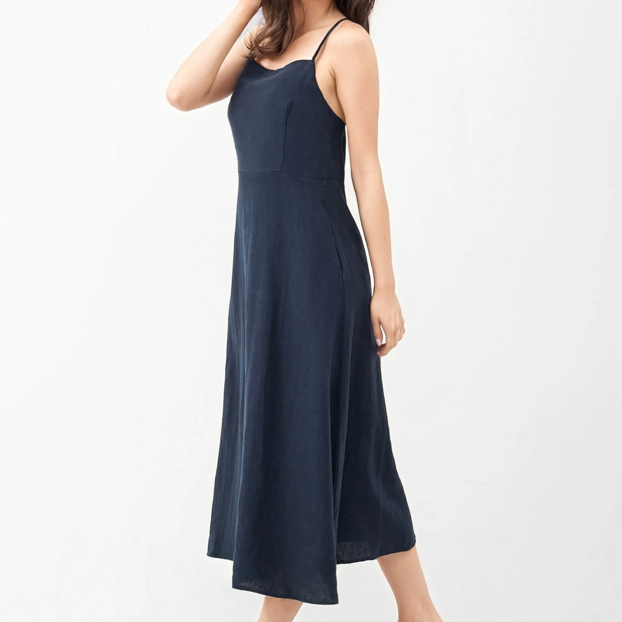 LAST ONE in L - Giana Dress - Midnight Blue