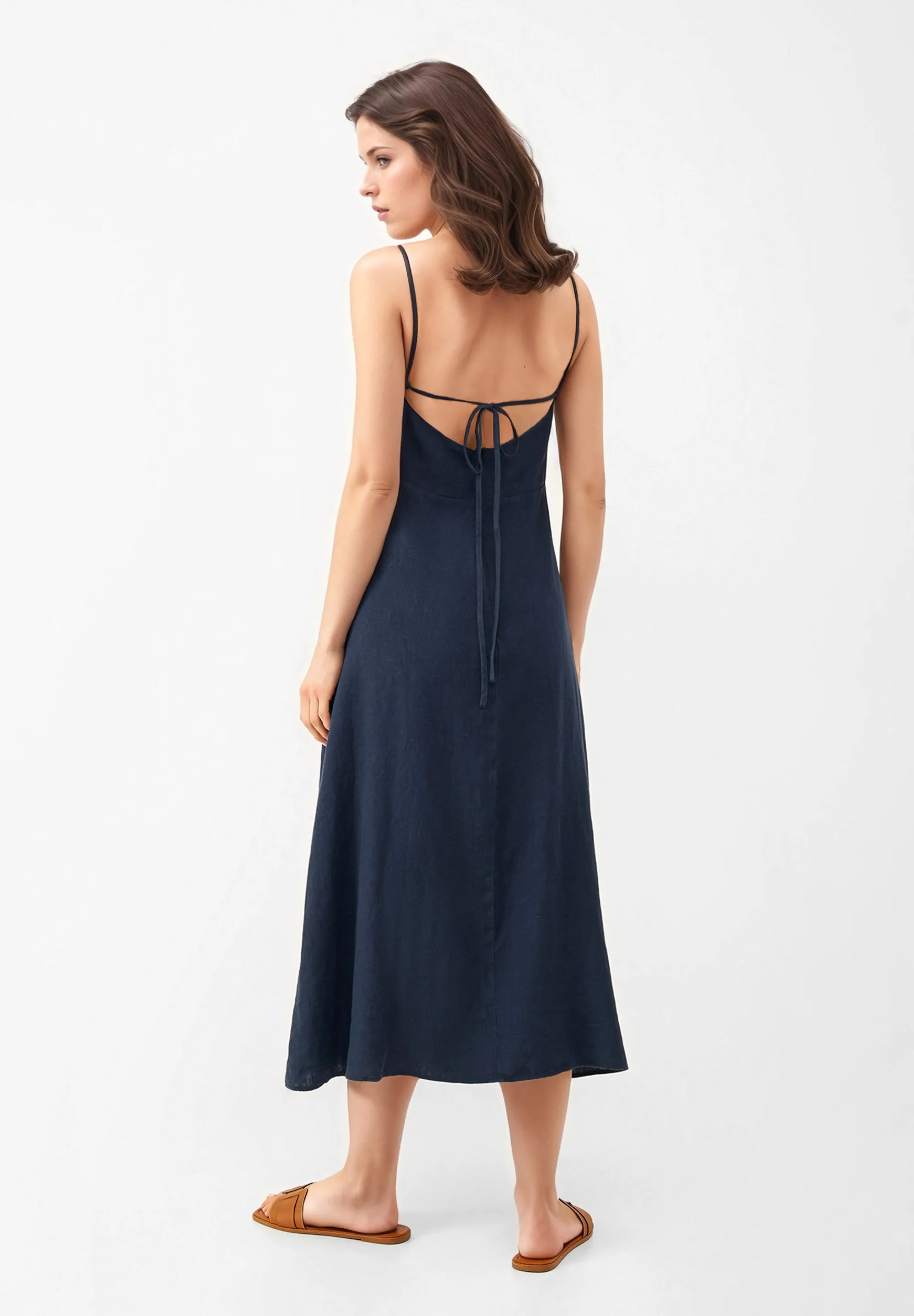 LAST ONE in L - Giana Dress - Midnight Blue