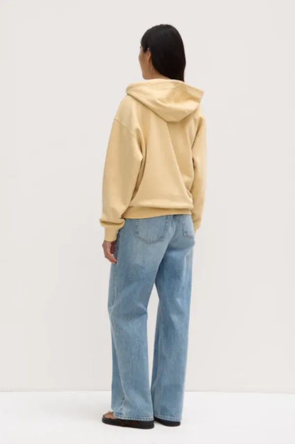 Louisa Hooded Zip Sweater Chamomile