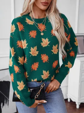 Maple Leaf Sweater