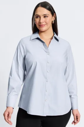 Mary Plus Essential Pinpoint No Iron Shirt