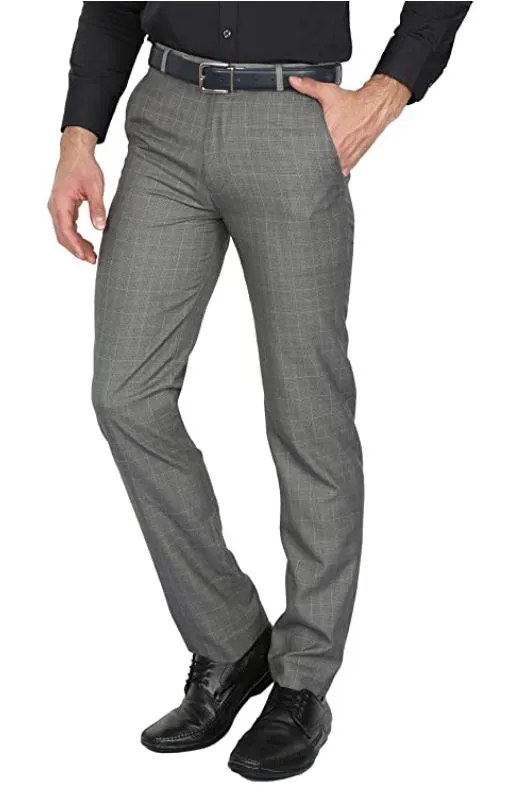 McHenry Men's Regular Fit Formal Trousers