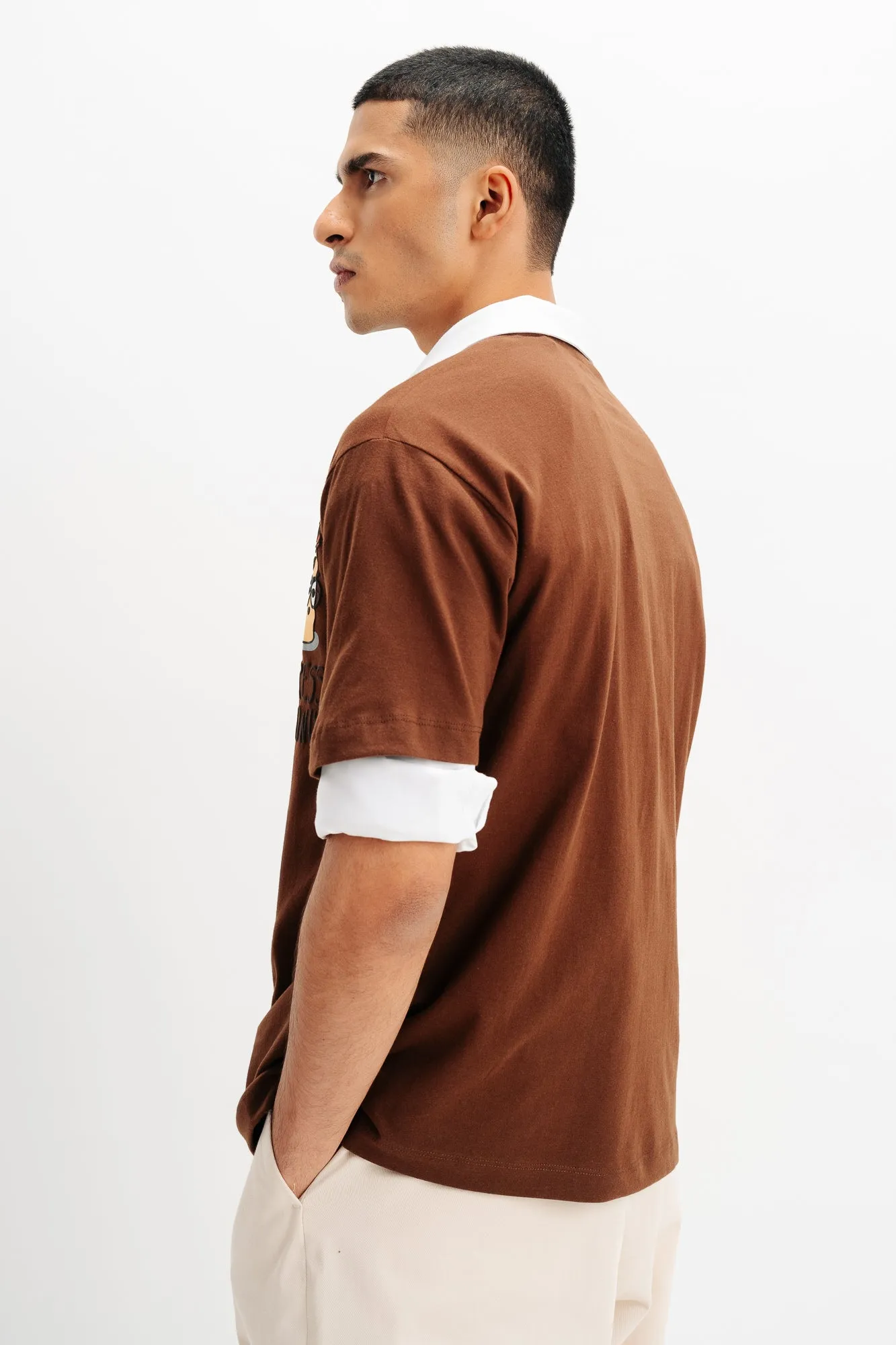 Men's Espresso Oversized Tees