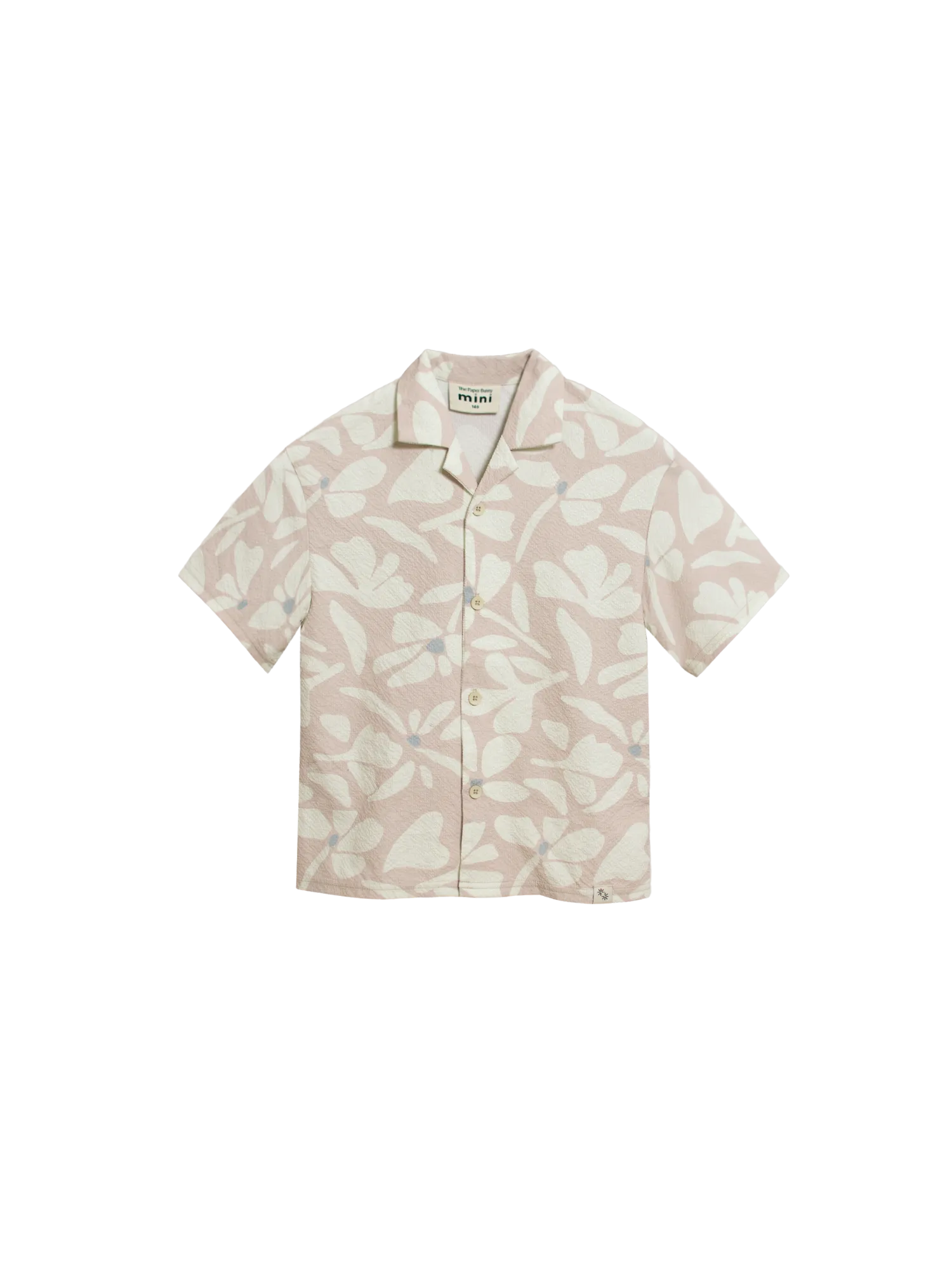 Mini Resort Shirt (Seersucker Field Cream)